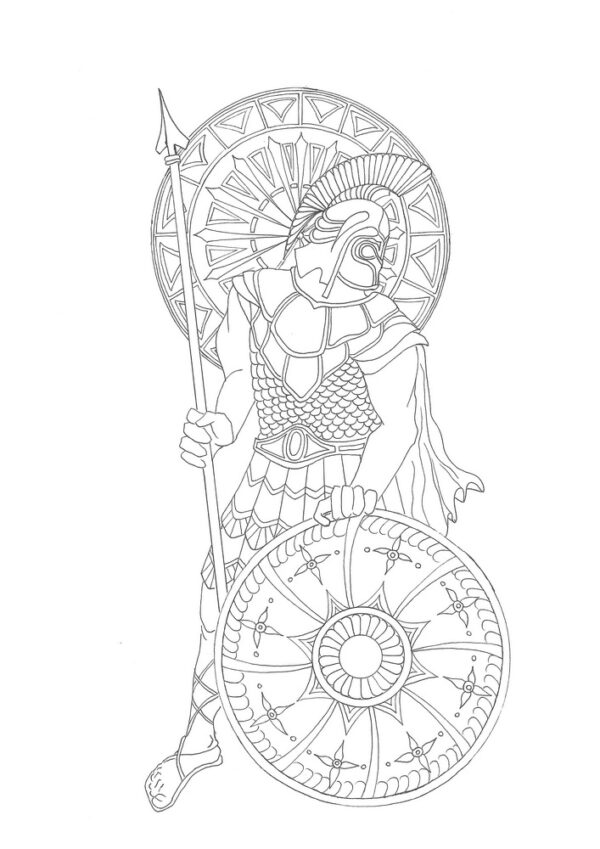 GODS IN GREEK MYTHOLOGY, Coloring book - Image 3