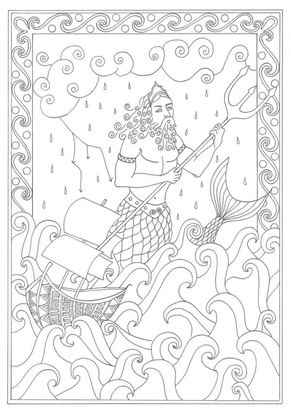 GODS IN GREEK MYTHOLOGY, Coloring book - Image 6